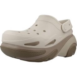 Tenisówki Crocs Model Bubble Crush Clog U Kolor Beżowy. Brązowe trampki i tenisówki damskie Crocs, bez wzorów, z gumy. W wyprzedaży za 356.50 zł.