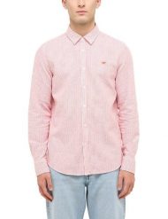 Męska Koszula Mustang Style Rawlins Red Fine Stripe 1016472 12735. Czerwone koszule męskie Mustang, m, bez wzorów, bez kołnierzyka, bez ramiączek. W wyprzedaży za 99.99 zł.