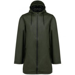 Kurtka wodoodporna Kariban Premium. Zielone kurtki damskie KARIBAN, m, z aplikacjami, z materiału, eleganckie, bez kaptura. Za 247.50 zł.
