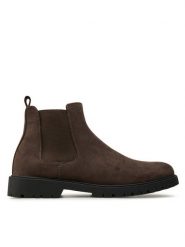 Pierre Cardin Sztyblety 4715 Brązowy. Brązowe sztyblety męskie Pierre Cardin, ze skóry, bez zapięcia. Za 299.99 zł.