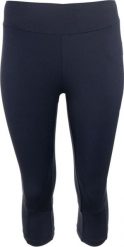 Legginsy 3/4 Tempura damskie Athl. dpt Navy Blue. Czarne legginsy damskie VOXOM, s, bez wzorów, z elastanu. Za 145.99 zł.