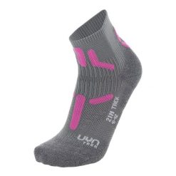 Skarpety trekkingowe damskie Uyn Trekking 2IN Low Cut. Szare skarpetki damskie UYN, bez wzorów. Za 109.99 zł.