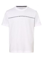 Tom Tailor T-shirt Mężczyźni Bawełna biały, L. Białe t-shirty męskie Tom Tailor, l, bez wzorów, z bawełny, bez kołnierzyka. Za 99.95 zł.