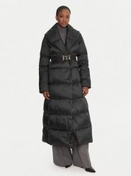 TWINSET Płaszcz zimowy 252TT2050 Czarny Regular Fit. Czarne płaszcze damskie Twinset, na zimę, bez wzorów, z syntetyku. Za 1,689.00 zł.