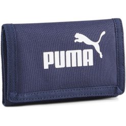Portfel Puma Phase Wallet, Dla obu płci. Niebieskie portfele damskie Puma, bez wzorów, z poliesteru. Za 61.88 zł.