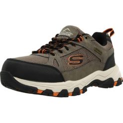 Buty trekkingowe Skechers Selmen Cormack brązowe. Brązowe buty trekkingowe męskie Skechers, z materiału, bez zapięcia, trekkingowe. Za 411.35 zł.
