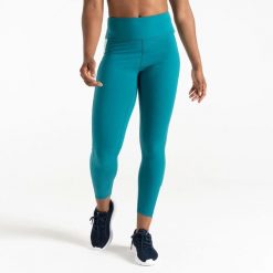 Damskie legginsy Dare 2B Move II. Niebieskie legginsy damskie Dare 2b, bez wzorów, na fitness i siłownię. Za 89.99 zł.