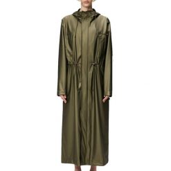 Kurtka RAINS BOLD LONGEST JACKET W3 Zielony. Zielone kurtki damskie Rains, xs, bez wzorów, z syntetyku, bez kaptura. Za 390.99 zł.