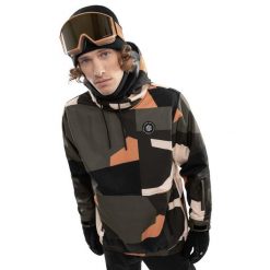 Kurtka snowboardowa męska W1 Sandboard. Brązowe kurtki męskie SIROKO, m, bez wzorów, z softshellu, bez kaptura. W wyprzedaży za 297.00 zł.