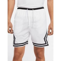 Spodenki męskie nike jordan sport diamond shorts white. Białe szorty męskie Nike, bez wzorów, sportowe. Za 199.00 zł.