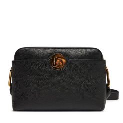 Torebka Coccinelle. Czarne listonoszki damskie Coccinelle, bez wzorów, bez dodatków. Za 879.99 zł.