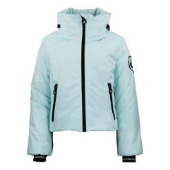 Kurtka damska Peak Mountain Ally. Niebieskie kurtki narciarskie i snowboardowe damskie Peak Mountain, bez wzorów, bez kaptura, narciarskie. Za 597.65 zł.