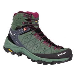 Buty trekkingowe damskie Salewa WS Alp Trainer 2 Mid Gtx. Zielone obuwie trekkingowe damskie Salewa, na zimę. Za 1,067.00 zł.