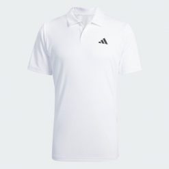 Koszulka Club Tennis Polo. Białe koszulki polo męskie Adidas, l, bez wzorów, z dzianiny, bez ramiączek. Za 134.25 zł.