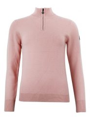 Peak Mountain Sweter "Acharlito" w kolorze jasnoróżowym rozmiar: S. Różowe golfy damskie Peak Mountain, s, bez wzorów, bez ramiączek. Za 217.99 zł.