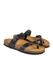 BABUNKERS Family Skórzane japonki w kolorze czarnym rozmiar: 46. Czarne klapki i japonki męskie BABUNKERS Family, ze skóry. Za 165.99 zł.