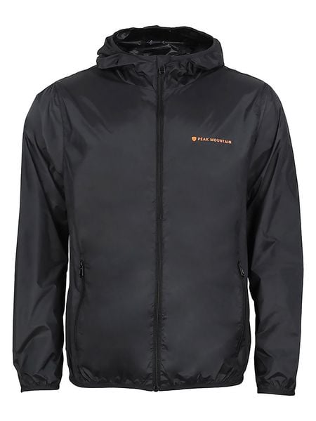 Peak Mountain Kurtka przeciwwiatrowa "Capluie" w kolorze czarnym rozmiar: XL. Czarne kurtki outdoor męskie Peak Mountain, xl, bez wzorów, bez kaptura. Za 129.75 zł.