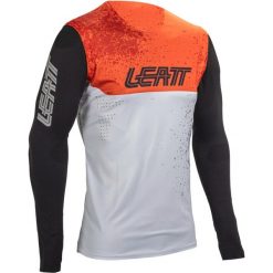Bluza rowerowa Leatt Jersey MTB Gravity 5.0. Białe bluzy bez kaptura męskie LEATT, bez wzorów, z jersey, sportowe, bez kołnierzyka, bez ramiączek. Za 392.99 zł.