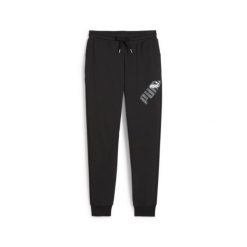 Puma Spodnie Power Graphic Tr Cl 67893601. Czarne spodnie dresowe męskie Puma, bez wzorów, z dresówki. Za 152.99 zł.