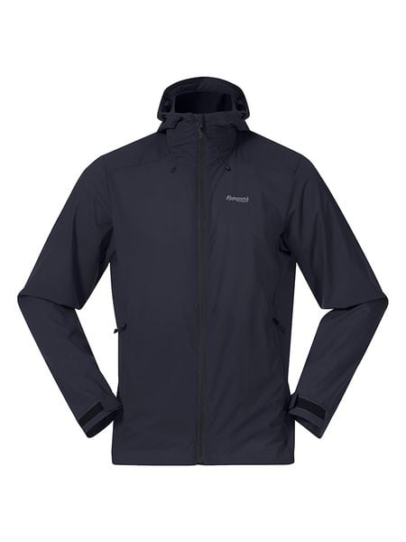 Bergans Kurtka przeciwwiatrowa "Skar" w kolorze czarnym rozmiar: XL. Czarne kurtki outdoor męskie Bergans, xl, bez wzorów, z materiału, bez kaptura. Za 257.92 zł.