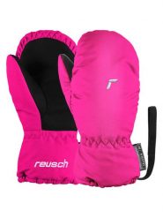 Reusch Rękawiczki funkcyjne "Olly" w kolorze różowym rozmiar: 4/5. Różowe rękawiczki dziecięce REUSCH, ze skóry, bez ramiączek. Za 79.21 zł.