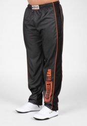 Wallace Mesh Spodnie - Szary/Pomarańczowy. Brązowe spodnie sportowe męskie GORILLA WEAR, z meshu. Za 209.00 zł.