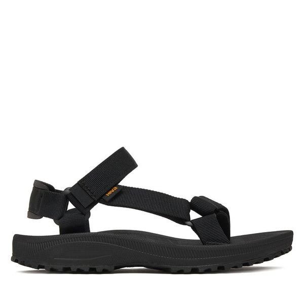 Sandały Teva. Czarne sandały damskie Teva, bez wzorów, bez obcasa, na płaskiej podeszwie. Za 309.99 zł.