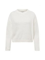 Marc O'Polo Denim Sweter z dzianiny Kobiety Bawełna biały, L. Białe swetry klasyczne damskie Marc O'Polo Denim, l, z bawełny, bez kołnierzyka. Za 449.95 zł.