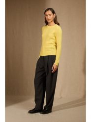 Perfect Cashmere Kaszmirowy sweter "Corva" w kolorze żółtym rozmiar: XXL. Żółte swetry klasyczne damskie Perfect Cashmere, xxl, z kaszmiru, bez kołnierzyka. Za 608.99 zł.