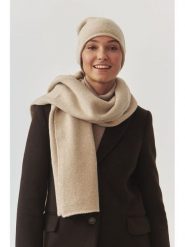 TATUUM Szal "Dena" w kolorze beżowym - 170 x 50 cm rozmiar: onesize. Brązowe szaliki i kominy damskie Tatuum, bez wzorów, z materiału. Za 174.84 zł.