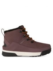 The North Face Trzewiki Sierra Mid Lace W NF0A4T3XC9R1 Brązowy. Brązowe botki damskie The North Face, z nubiku, bez obcasa, na płaskiej podeszwie, bez zapięcia. Za 589.99 zł.