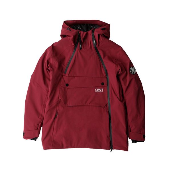 Kurtka snowboardowa damska Colourwear Cake Anorak 2.0. Czerwone kurtki damskie Colourwear, m, bez wzorów, bez kaptura, narciarskie. Za 1,449.99 zł.