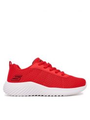 Skechers Sneakersy 403745L/RED Czerwony. Czerwone trampki i tenisówki chłopięce Skechers, bez wzorów, z materiału, bez zapięcia. Za 159.99 zł.