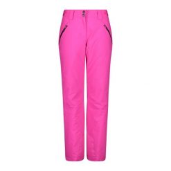 Spodnie narciarskie dla kobiet CMP. Czerwone spodnie dresowe damskie CMP, na zimę, xs, bez wzorów. Za 435.50 zł.