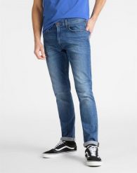 MĘSKIE SPODNIE JEANSOWE LEE LUKE FRESH L719ROIG 112119386. Spodnie materiałowe męskie Lee, bez wzorów, z jeansu. Za 219.99 zł.