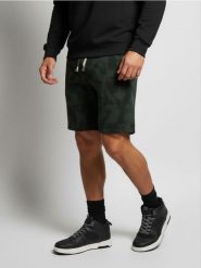 Luźne szorty wiązane w talii - szary. Szare szorty męskie Sinsay, bez wzorów, z jeansu. Za 39.99 zł.