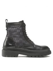 KARL LAGERFELD Trapery KL11256 Czarny. Czarne buty zimowe męskie Karl Lagerfeld, ze skóry, bez zapięcia. Za 2,209.00 zł.