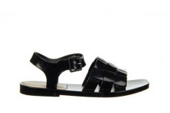 Sandały Melissa Basket Sandal Ad Black Beige 010449, Czarny, Guma - 37. Czarne sandały damskie Melissa, bez wzorów, z gumy, bez obcasa. W wyprzedaży za 179.10 zł.