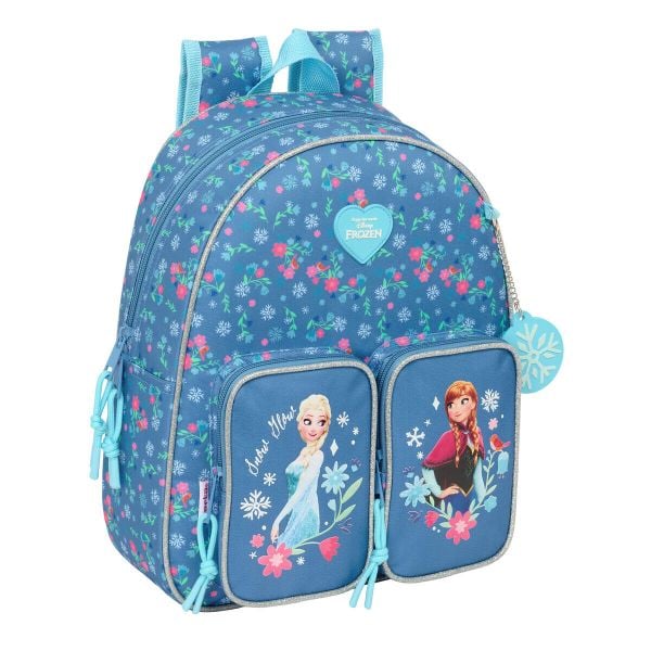 Plecak szkolny DISNEY FROZEN Niebieski. Niebieskie plecaki damskie Disney Frozen, bez wzorów. Za 138.00 zł.