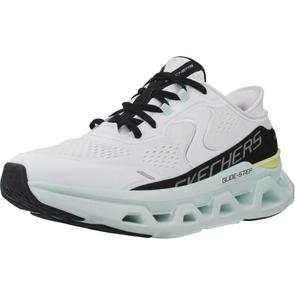 Buty sportowe Skechers Slip-ins Glide Step Altus. Białe buty sportowe na co dzień damskie Skechers, bez wzorów, z syntetyku. Za 444.99 zł.