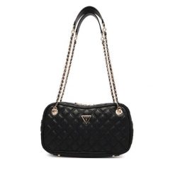 Torebka Guess. Czarne torebki klasyczne damskie Guess, z aplikacjami, bez dodatków. Za 639.99 zł.