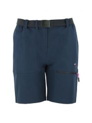 Peak Mountain Szorty funkcyjne "Ajasi" w kolorze granatowym rozmiar: XL. Niebieskie spodenki sportowe damskie Peak Mountain, xl, z materiału, outdoorowe. Za 123.53 zł.