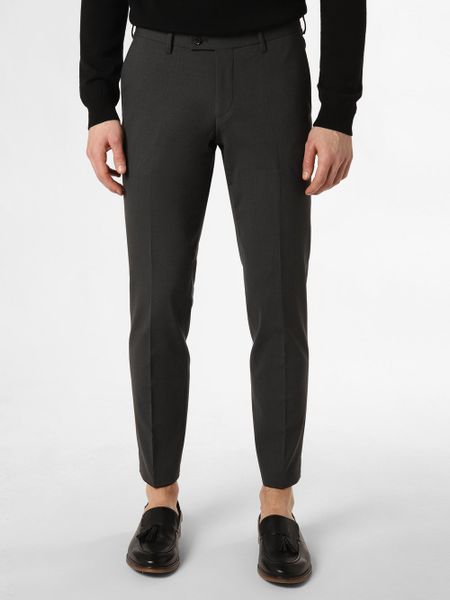 Finshley & Harding London spodnie od garnituru modułowego Mężczyźni Slim Fit Sztuczne włókno szary, 94. Szare spodnie materiałowe męskie Finshley & Harding London, z włókna. Za 499.95 zł.