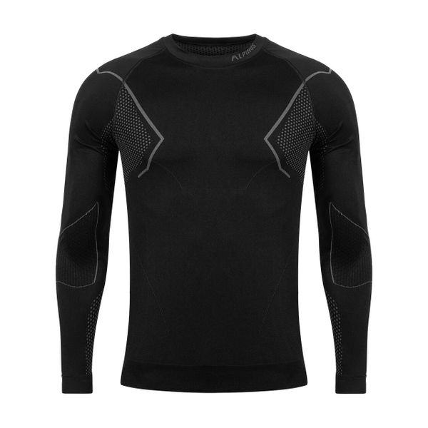 Bluza termoaktywna trekkingowa męska Alpinus Active Base Layer. Czarne bluzy bez kaptura męskie Alpinus, l. W wyprzedaży za 111.00 zł.