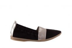 Baleriny Bayla-076 1627 Z Czarny, Skóra naturalna - 36. Czarne baleriny damskie Bayla, bez wzorów, ze skóry, bez obcasa. W wyprzedaży za 49.00 zł.