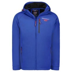 Geographical Norway TAKITO Softshell męski MEN 009, błękit królewski. Niebieskie kurtki softshell damskie Geographical Norway, m, bez wzorów, z elastanu. Za 209.00 zł.