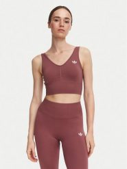 Adidas Biustonosz sportowy Essentials Seamless Bralette KU9730 Różowy. Czerwone biustonosze sportowe damskie Adidas, bez wzorów, z syntetyku. Za 149.99 zł.