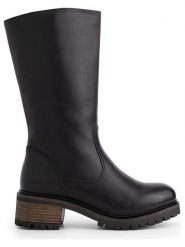 Mysa Skórzane kozaki "Dianthe" w kolorze czarnym rozmiar: 38. Czarne kozaki damskie mysa, z materiału, bez obcasa. Za 431.78 zł.