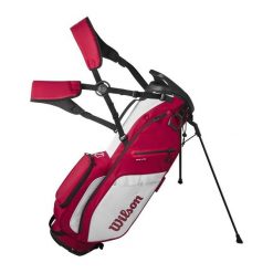 Torba na statyw golfowy Wilson Staff Exo Lite. Czerwone torebki klasyczne damskie Wilson, bez wzorów, bez dodatków. Za 847.80 zł.