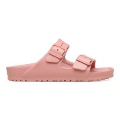Birkenstock Arizona EVA Pink Clay Klapki damskie. Czerwone klapki damskie Birkenstock, bez wzorów, bez obcasa. Za 219.99 zł.